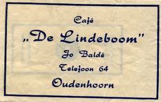 SZ1002. Café De Lindeboom.