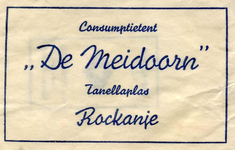 SZ1115. Consumptietent De Meidoorn.