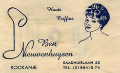 SZ1123. Haute Coiffure Ben Nieuwenhuijsen.