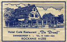 SZ1126. Hotel, Café, Restaurant De Dreef.