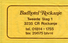 SZ1157. Badhotel Rockanje.