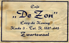 SZ1803. Café De Zon.