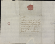 VH1473 [De omslag van de brief van Eugenius van Savoye aan de generaal in Beierse dienst Terning de Jettenbach], 3 ...