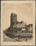 SPUIJBROEK_013 Gezicht op Goedereede, met de haven en de kerktoren, ca. 1935