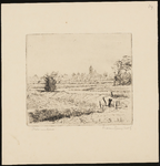 SPUIJBROEK_014 Gezicht op Nieuwenhoorn vanuit de polder, ca. 1935