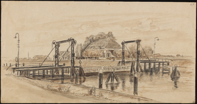 SPUIJBROEK_025A De Vlotbrug over het Kanaal door Voorne, ca. 1948