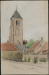 SPUIJBROEK_045A De kerktoren van Nieuw-Helvoet, 1933