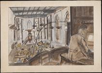 SPUIJBROEK_174 Het interieur van de kerk van Nieuw-Helvoet, ca. 1955