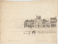 SPUIJBROEK_202A De Westzanddijk met de vroegere bebouwing, 1943