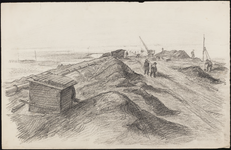 SPUIJBROEK_212 Aanleg van de werkhaven, 1955