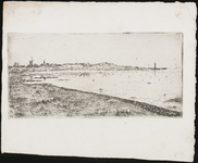 SPUIJBROEK_A_110 Gezicht op Hellevoetsluis vanaf de Zuiddijk, ca. 1935