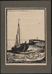 SPUIJBROEK_D_012 Een schokker vaart de haven van Hellevoetsluis binnen, ca. 1935