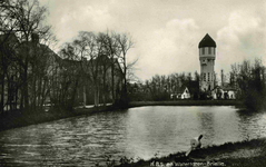 PB0300 Kijkje op de Tramvest in de Plantage met de HBS en de watertoren, ca. 1937