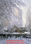 PB0910 De St. Catharijnekerk in de sneeuw: Prettige kerstdagen en een gelukkig nieuwjaar, 1986