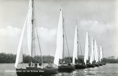 PB1199 Admiraalzeilen op het Brielse Meer, 1961