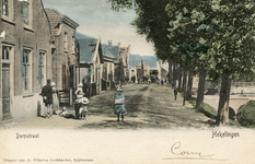 PB2953 Kijkje in de Dorpsstraat, ca. 1900
