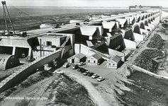 PB3084 Het sluizencomplex in aanbouw, 1965