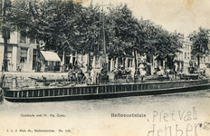 PB3238 De Oostkade met Hr. Ms. Ophir, ca. 1905