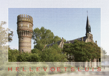 PB3409 Hellevoetsluis; De watertoren en de Katholieke Kerk, 2010