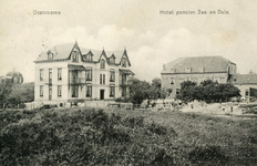 PB5098 Huize Zonnevanck, Hotel pension Zee en Duin en Koepel Zeeburg, ca. 1910