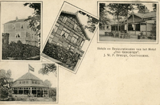 PB5130 Hotel en restauratiezalen Ons Genoegen van J.W.P. Spruijt, ca. 1905