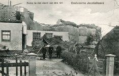PB5210 Schade aan De Jacobahoeve of Huize Overburgh na de storm van 30 september 1911, 1911