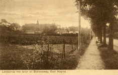 PB5721 Kijkje op het dorp vanaf de Stationsweg, ca. 1923
