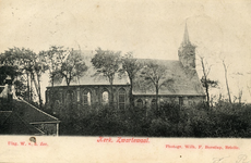 PB9901 De Sint Martinus kerk in Zwartewaal, ca. 1905