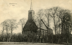 PB9905 De Sint Martinus kerk in Zwartewaal, 1913