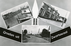 PB9949 Groeten uit Zwartewaal: met afbeeldingen van de haven en straten, 1961
