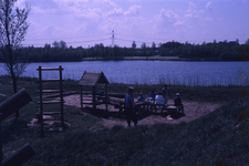 DIA00032 Waterspeeltuin bij Plaszicht; ca. 1985