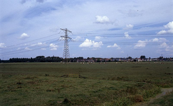 DIA00186 Het dorp Abbenbroek gezien vanaf de Oudelandsedijk; ca. 1993