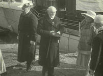 DIA01060 De aankomst van de koninklijke familie in Brielle; 1 april 1922