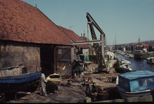 DIA02365 De scheepswerf van de gebr. Van der Torre; ca. 1984