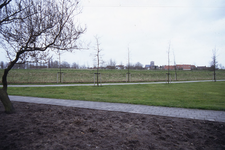DIA02550 Gezicht op Brielle vanaf de Oosterlandsedijk; ca. 1991