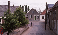 DIA15034 Kijkje in de Kaaistraat vanaf het Stadhuis; ca. 1976
