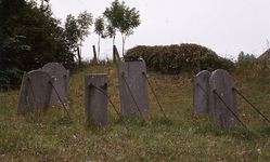 DIA15137 De Joodse begraafplaats (1781) langs de Spuikade; ca. 1976