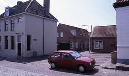 DIA15230 Het Grutterslop, gezien vanaf de Kerkstraat; ca. 1993