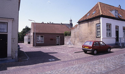 DIA15231 Het Grutterslop, gezien vanaf de Kerkstraat; ca. 1993