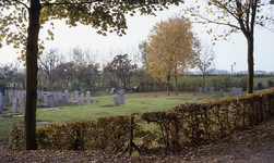 DIA15249 De Joodse begraafplaats (1781) langs de Spuikade; ca. 1993