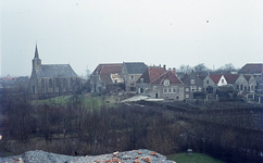 DIA16012 Panorama op Heenvliet vanaf de Ruïne; ±1975