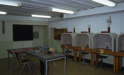 DIA30435 Interieur van de Biberbunker; ca. 1993