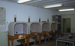 DIA30436 Interieur van de Biberbunker; ca. 1993