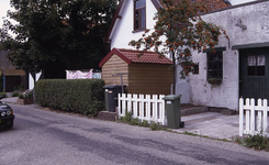 DIA35063 Huizen en schuren langs de Hofkeslaan; ca. 1993