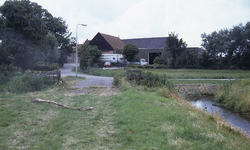 DIA39030 Kijkje op het dorp vanaf de Lageweg; 1993
