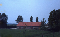 DIA39280 Boerderij van Jan Rijkee aan de Schuddebeursedijk in Simonshaven, hippisch centrum; ca. 1990