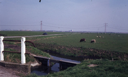 DIA39303 De Lageweg, gezien richting Spijkenisse; ca. 1985