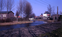 DIA40186 De Vierambachtenboezem, gezien vanaf de Breekade; 1969