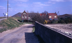 DIA40246 De Schenkeldijk vanaf afrit Nieuwstraat; 12 april 1971