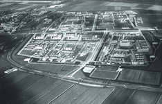 DIA41870 Luchtfoto van de wijk Schiekamp; 1963